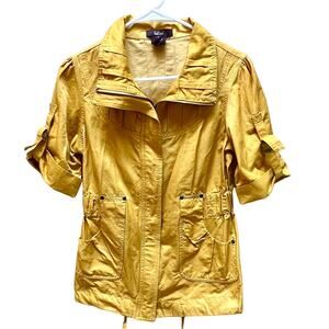 Luii Anthropologie Yellow Jacket Womens Size S